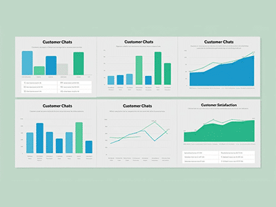 Detailed statistics and analytics of all customer Chats